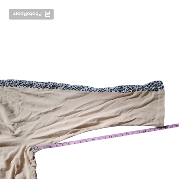 COTTON COUTURE BROWN SIDE STRIPE COMFY PANTS - M - Picture 6 of 9